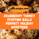 Cranberry Turkey Stuffing Balls Recipe