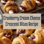 Cranberry Cream Cheese Crescent Bites Recipe