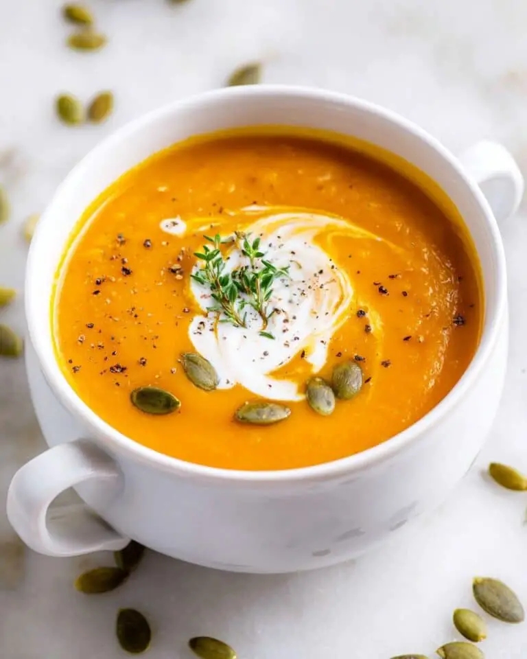 Roasted Butternut Squash Soup Recipe
