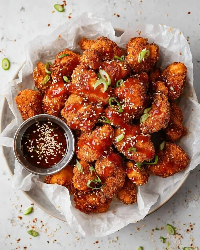 Korean Popcorn Chicken (Dakgangjeong) Recipe