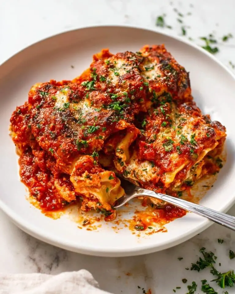 Easy Baked Ravioli with Marinara and Cheese Recipe