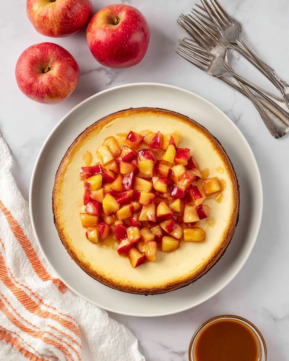 Cinnamon Apple Cheesecake Recipe