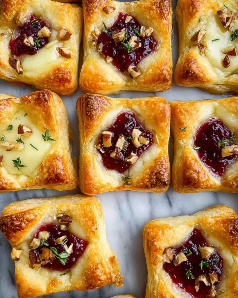 Cranberry and Brie Bites Recipe