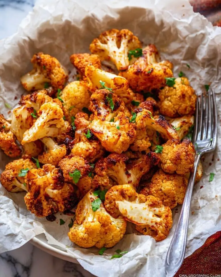 Oven Roasted Cauliflower Recipe