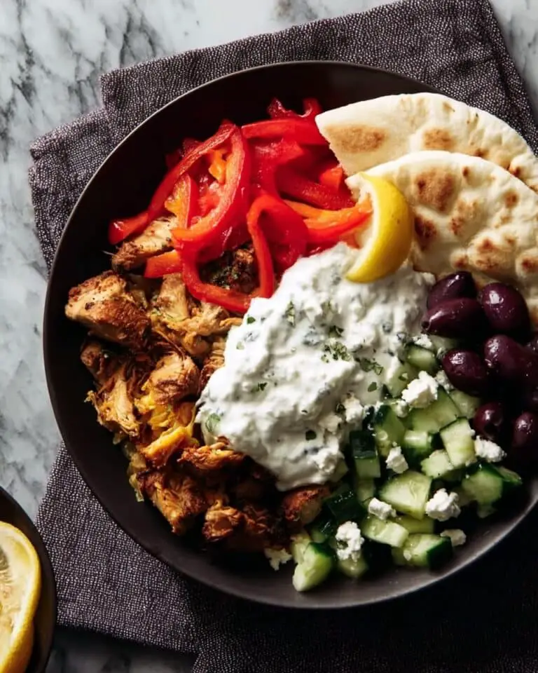 Sheet Pan Chicken Pitas with Tzatziki Recipe