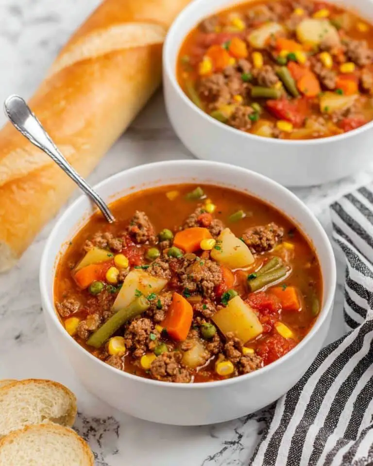 Cowboy Soup: A Hearty Tex-Mex Hamburger Soup Recipe