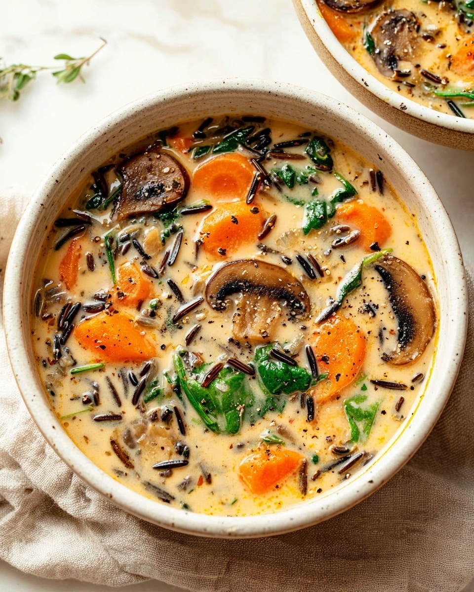 Cozy Autumn Wild Rice Soup Recipe