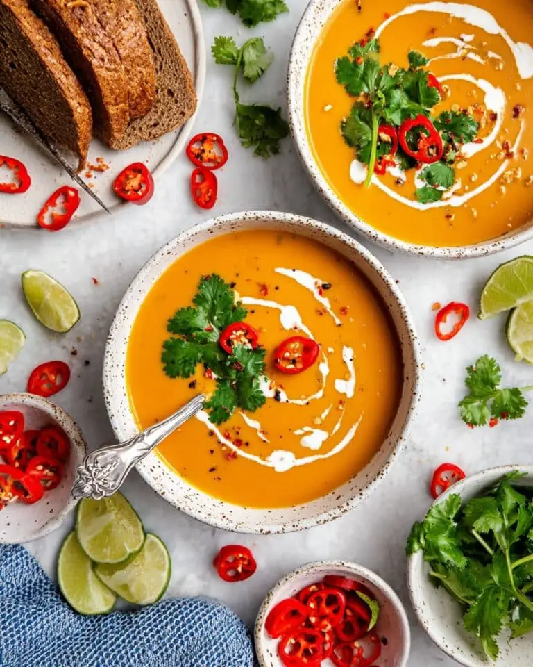 Sweet Potato, Coconut, and Chilli Soup Recipe