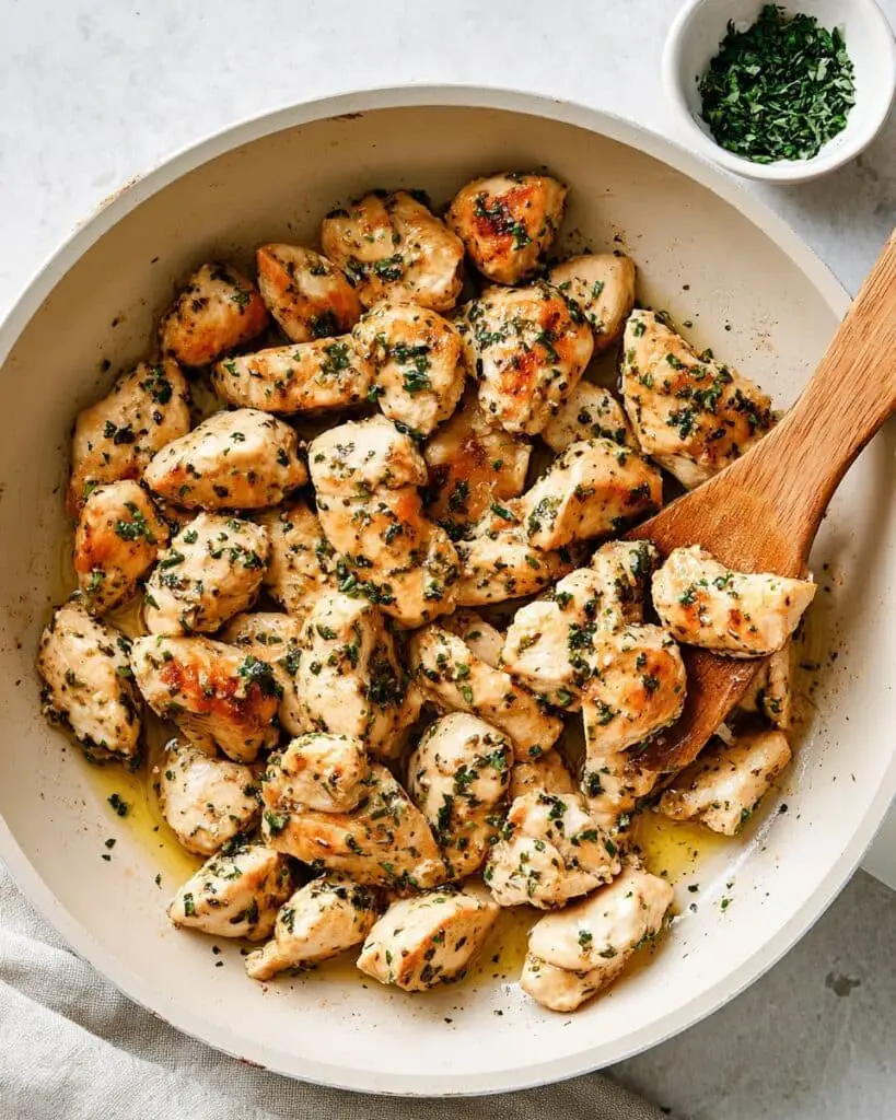 Garlic Butter Chicken Bites (Skillet-Seared & Ready in 15 Minutes) Recipe