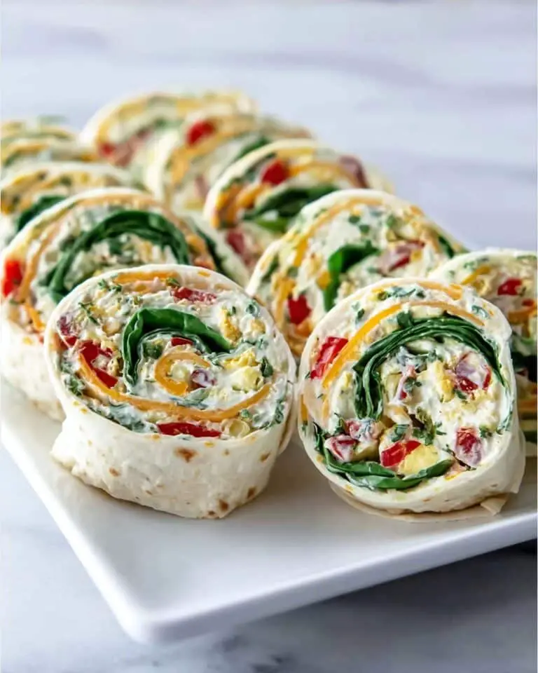 Vegetarian Tortilla Pinwheels Recipe