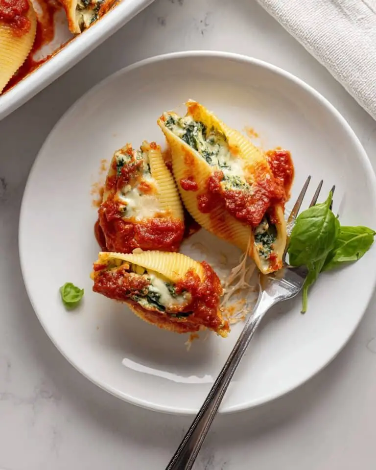 Stuffed Ricotta and Spinach Shells Recipe