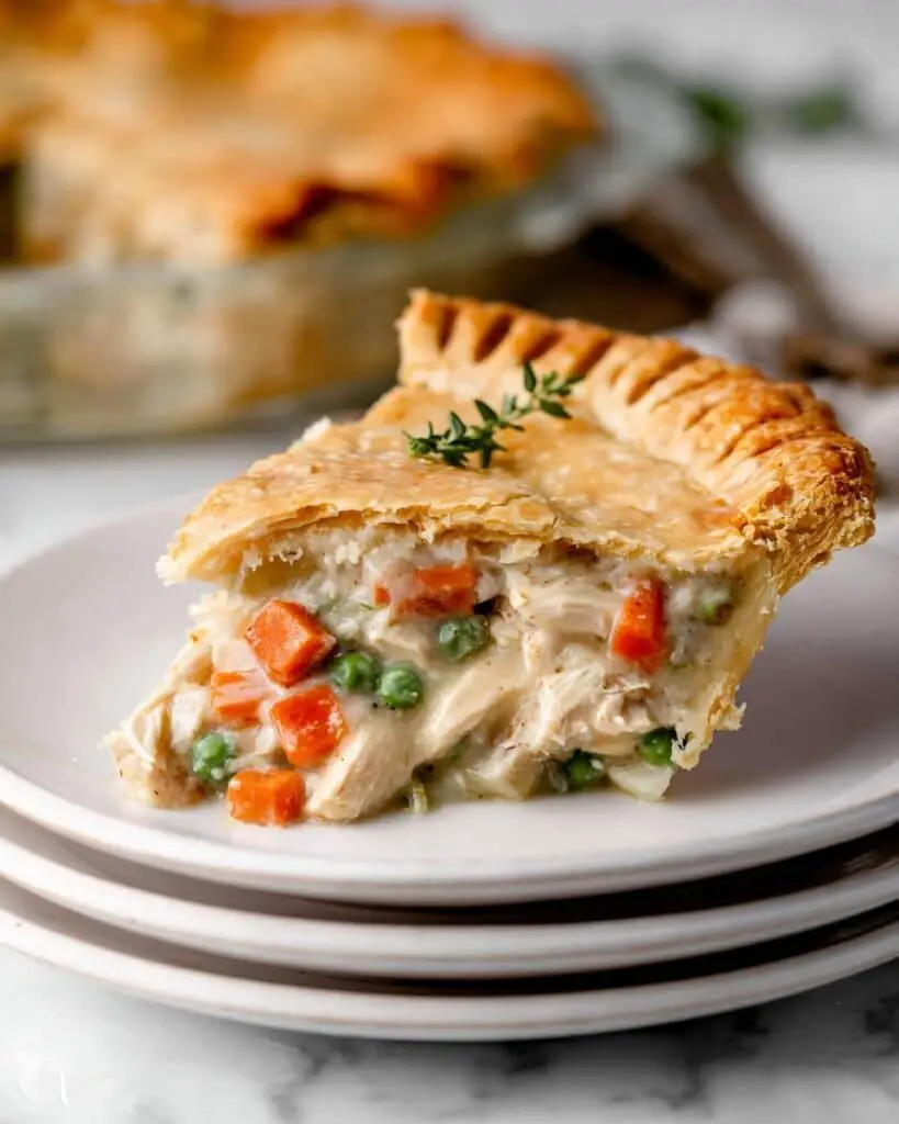 Creamy Homemade Chicken Pot Pie with Flaky Crust Recipe