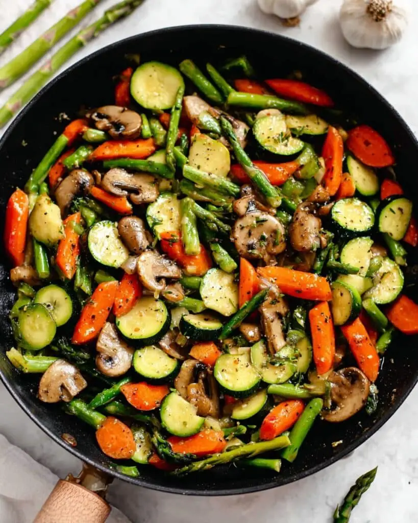 Simple Sautéed Vegetables: A Healthy and Colorful Side Dish Recipe