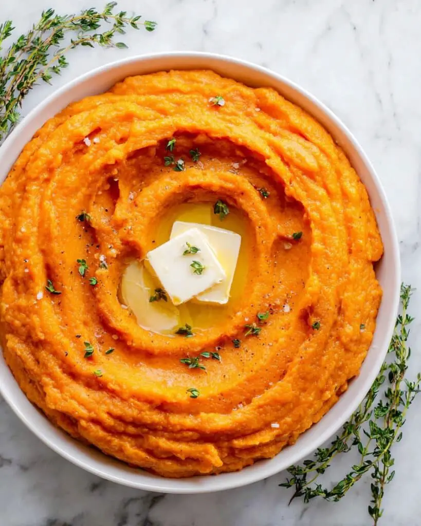 Easy Mashed Sweet Potatoes Recipe