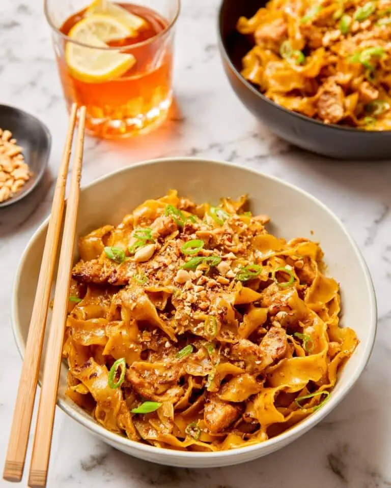 Kung Pao Chicken Noodles Recipe