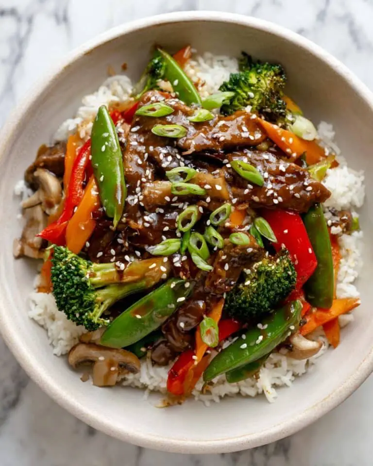Heavy-on-the-Veggies Beef and Vegetable Stir Fry Recipe