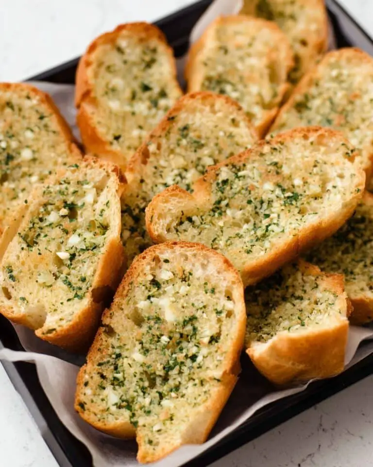 Air Fryer Garlic Bread Recipe