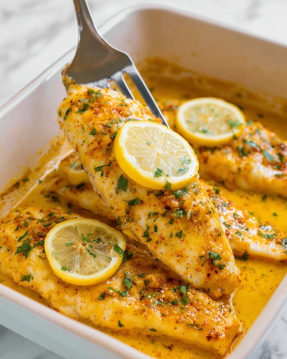 Simple Baked Tilapia with Lemon and Garlic Recipe