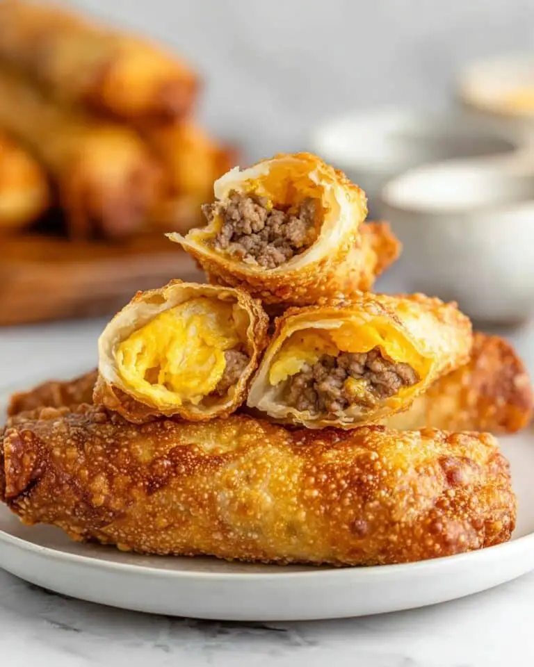 Cheeseburger Eggrolls Recipe