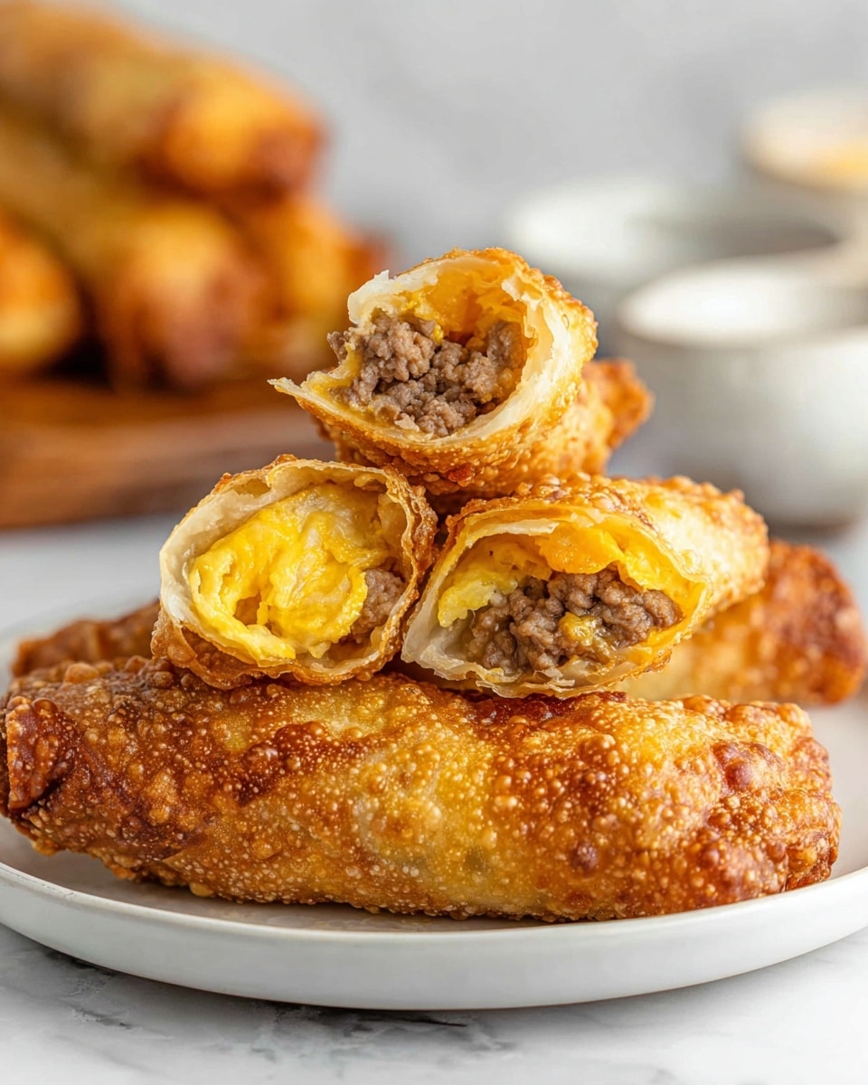 Cheeseburger Eggrolls Recipe
