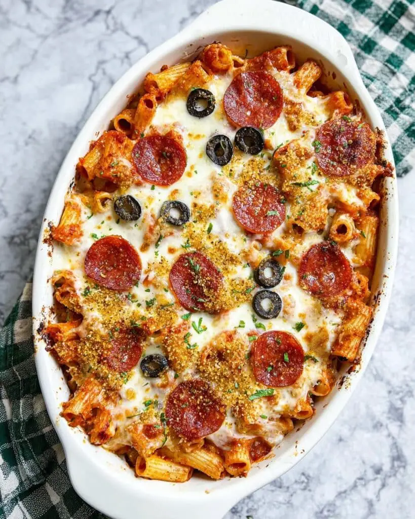Easy Pizza Casserole Dinner Recipe