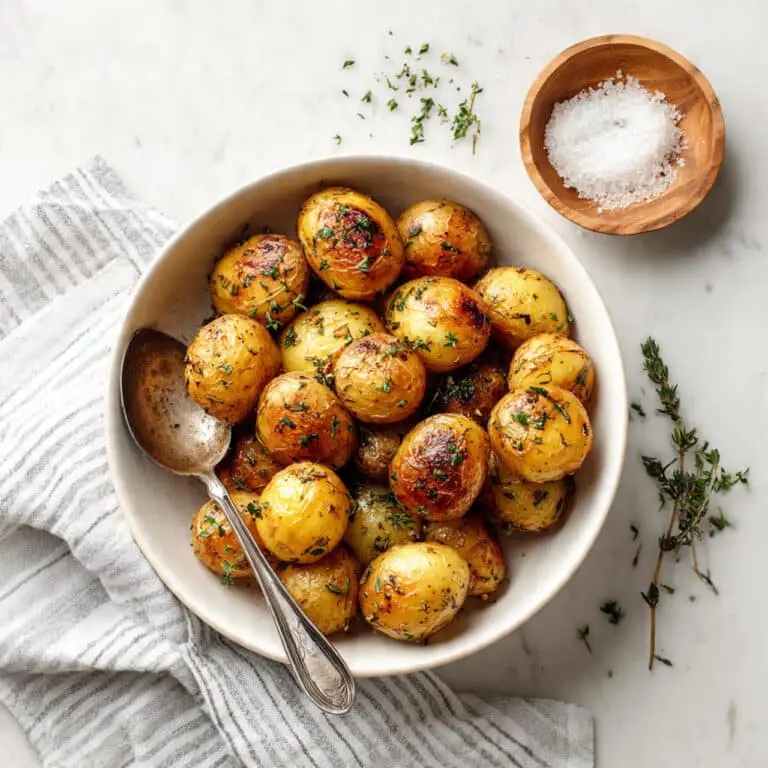 Crispy Garlic Herb Roasted Potatoes Recipe