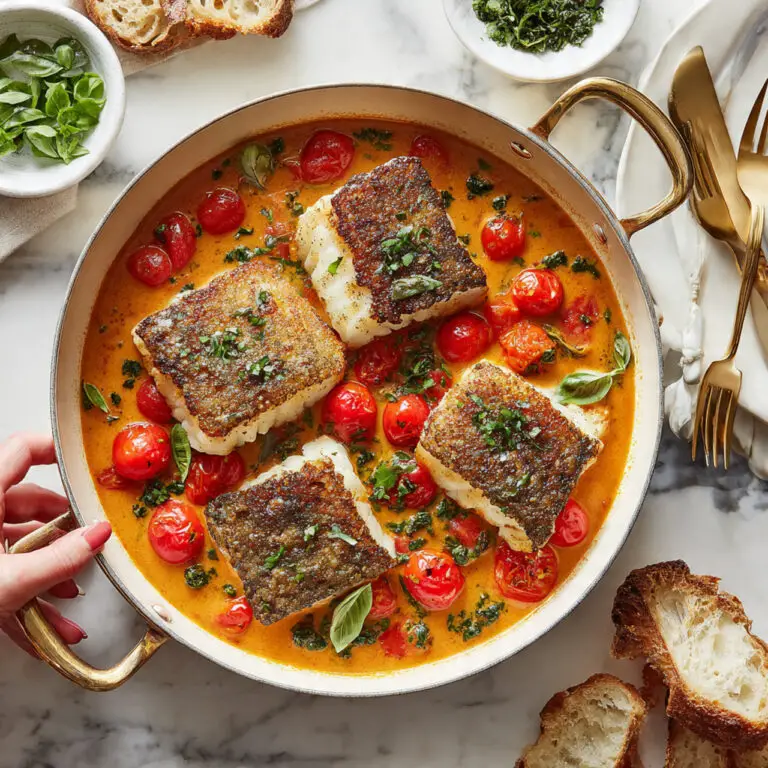 30 Minute Cod in Tomato Garlic Sauce Recipe