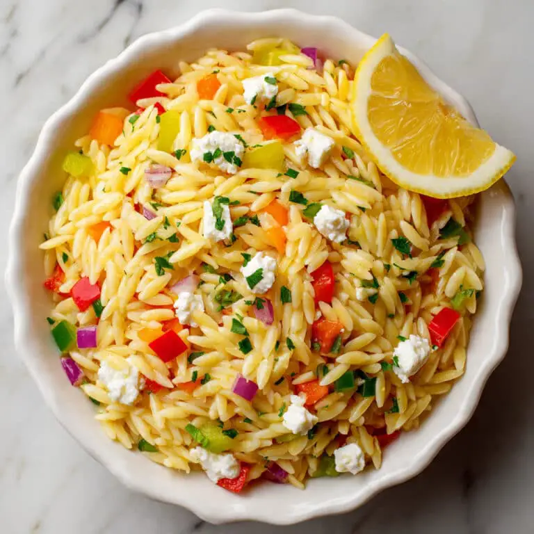 Orzo Lemon Salad Recipe