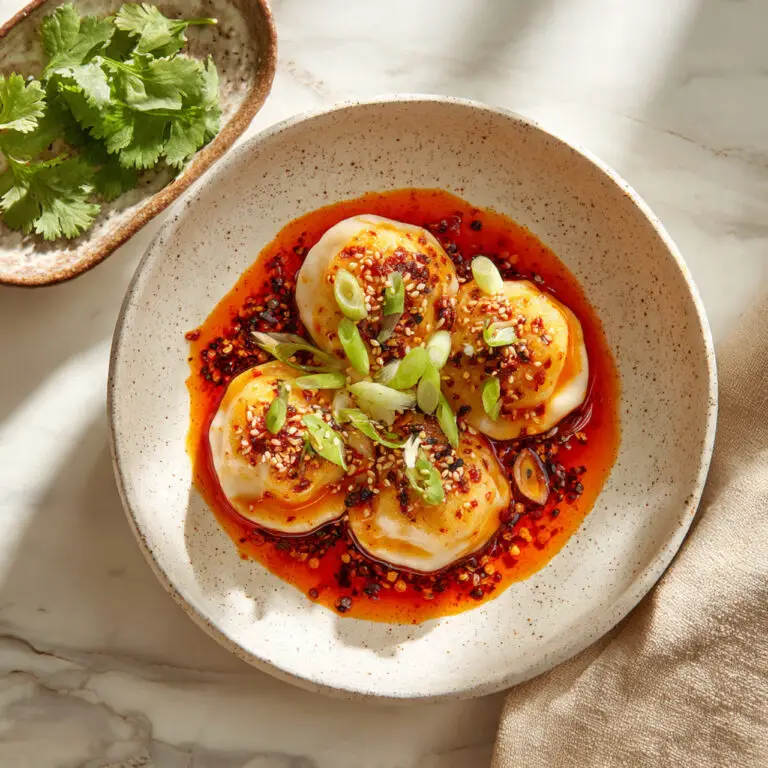 One Pan Baked Thai Curry Dumplings Recipe