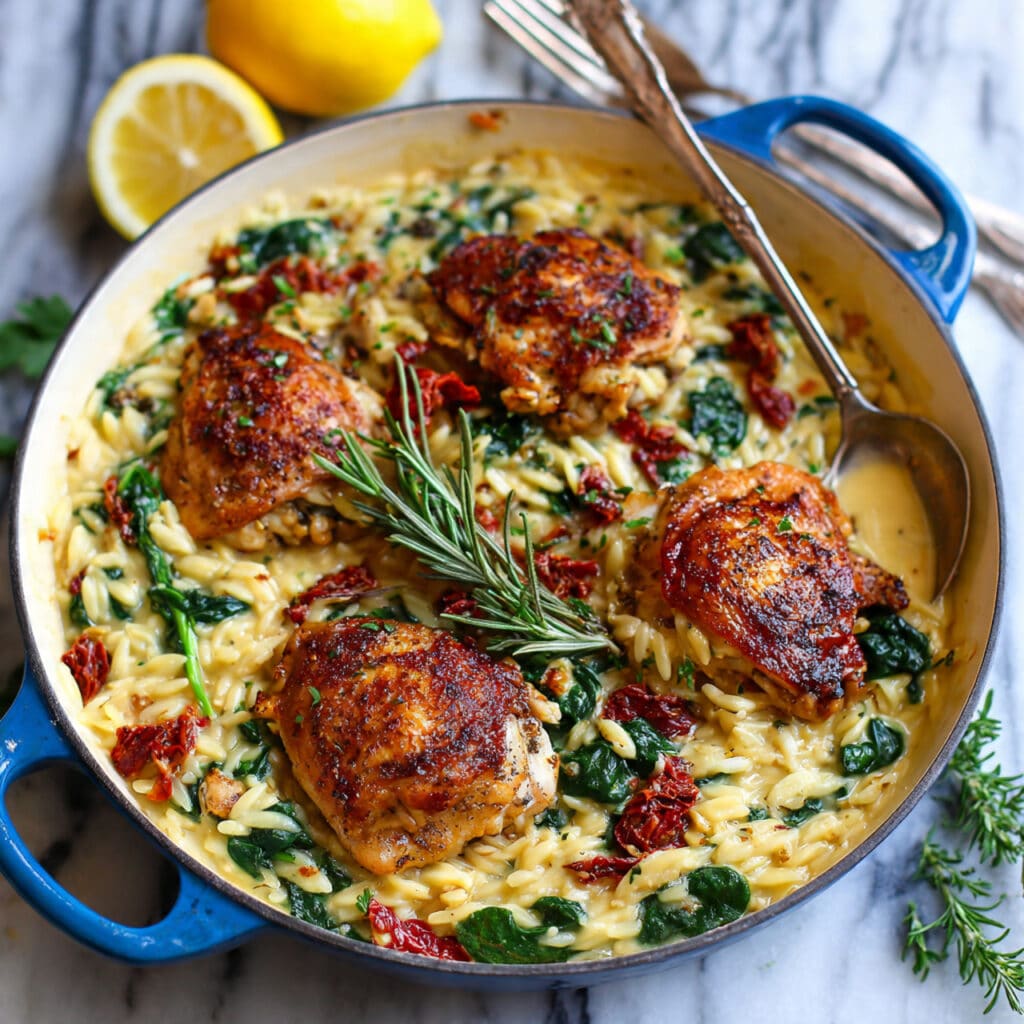Cajun Chicken Orzo Recipe