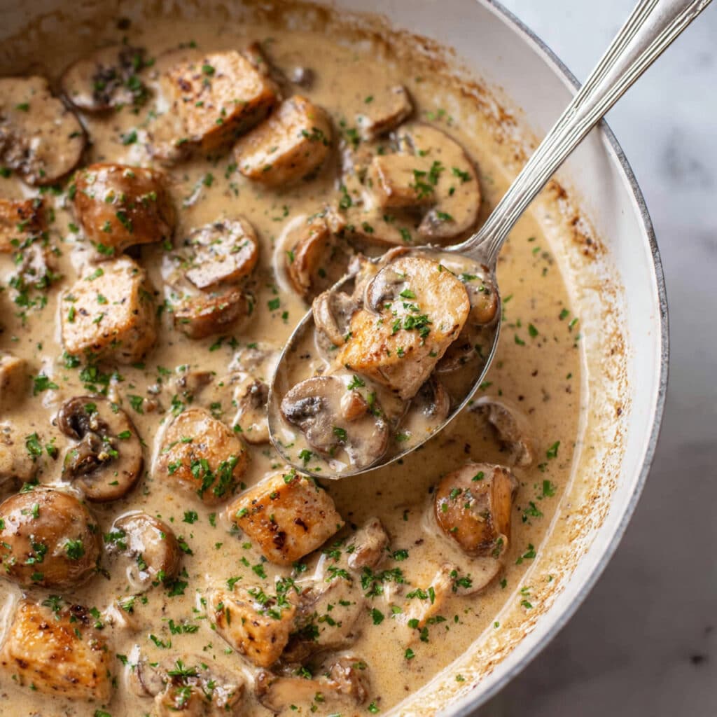 Creamy Mushroom Sauce Recipe