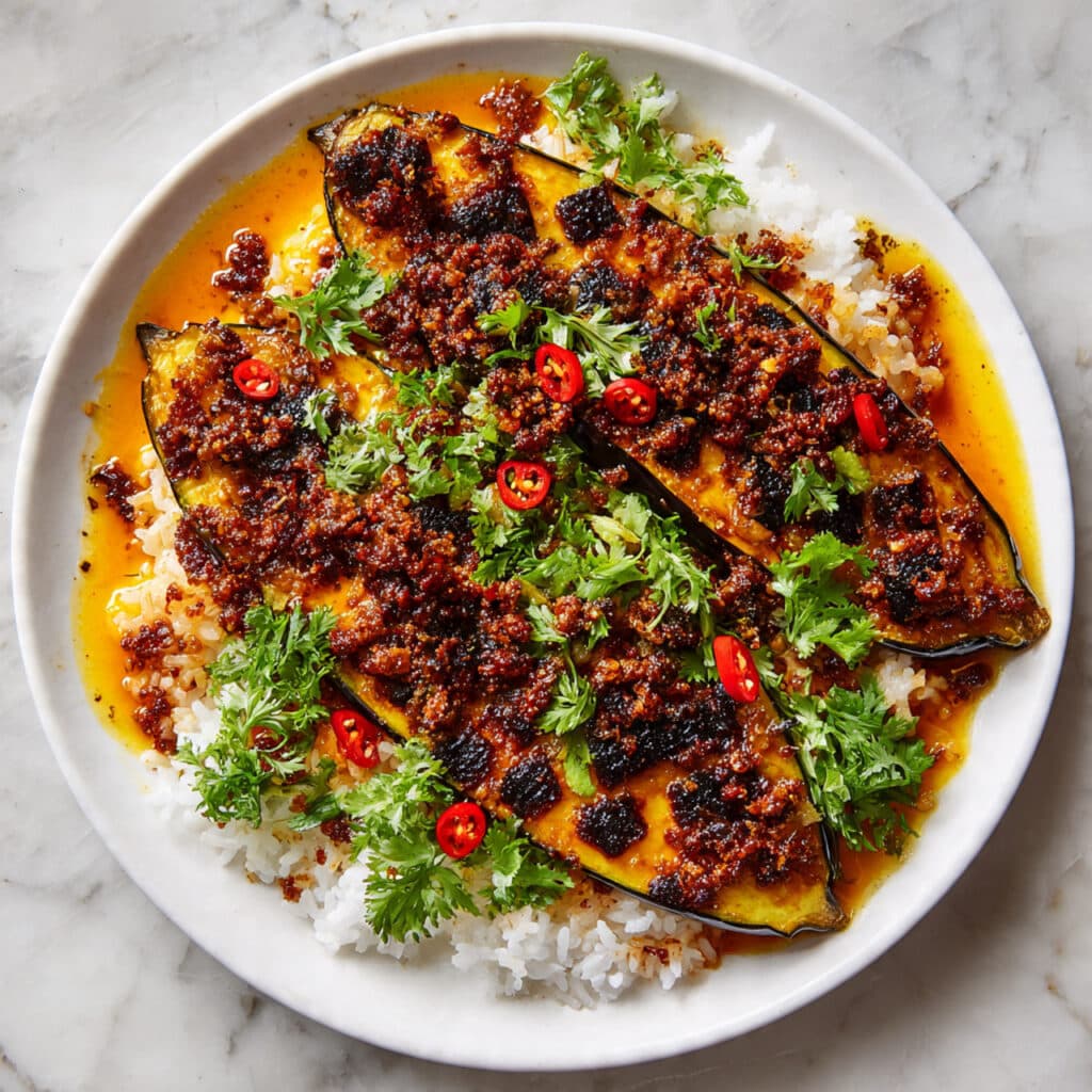 Easiest Miso Aubergine (Nasu Dengaku) Recipe