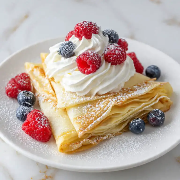 Eggnog Crêpes Recipe