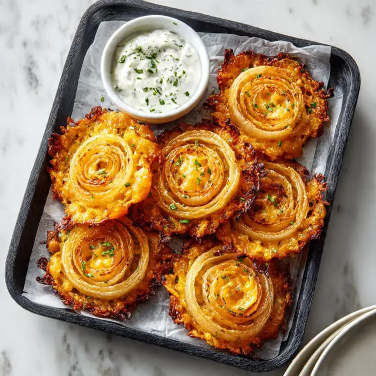 Cheesy Baked Onion Chips Recipe