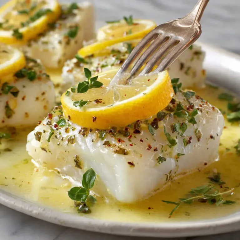 Lemon Butter Baked Cod Recipe
