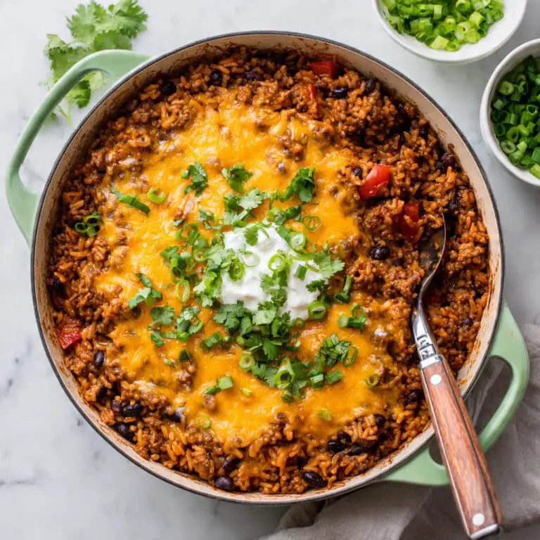 Cheesy Taco Rice Recipe