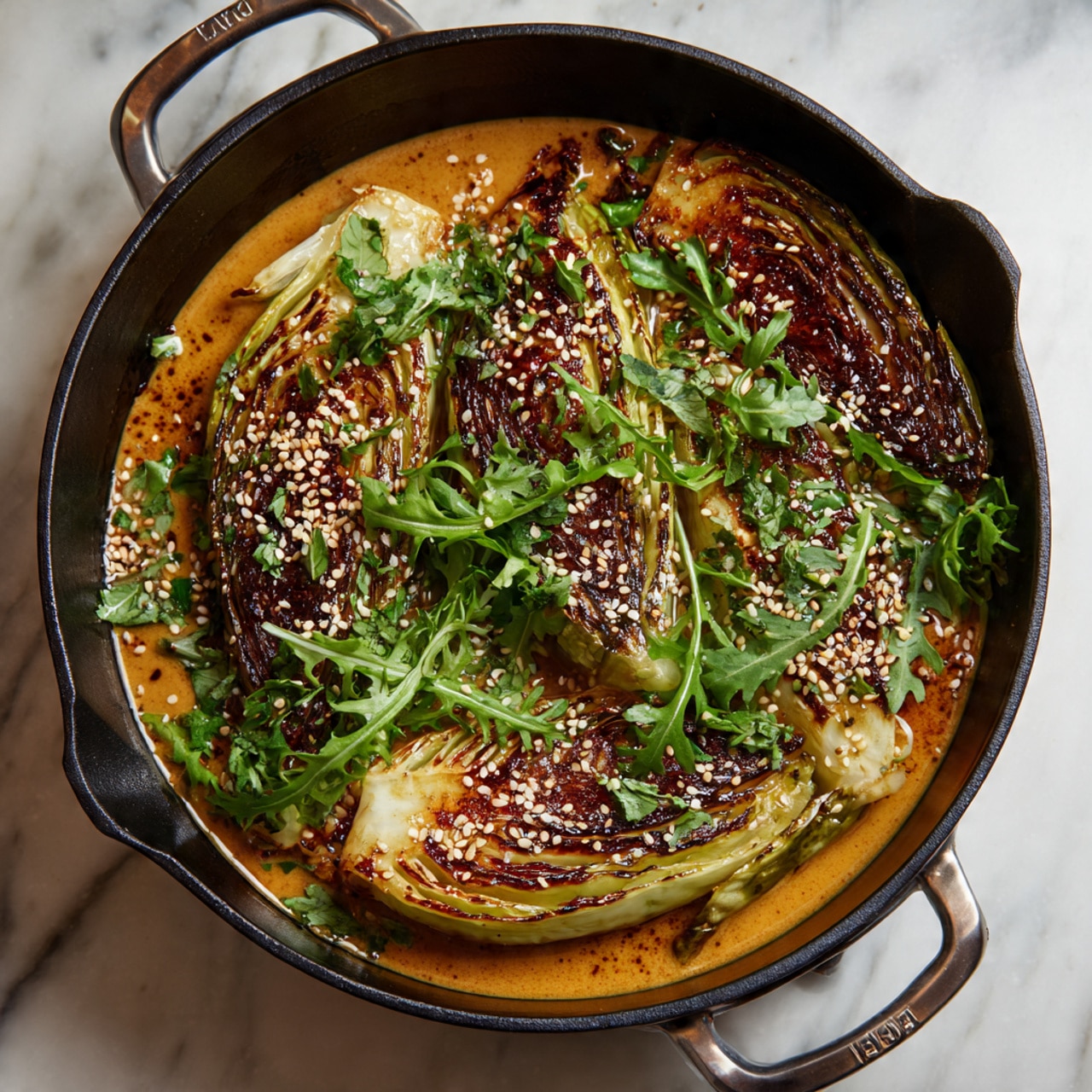 Miso Braised Cabbage Recipe