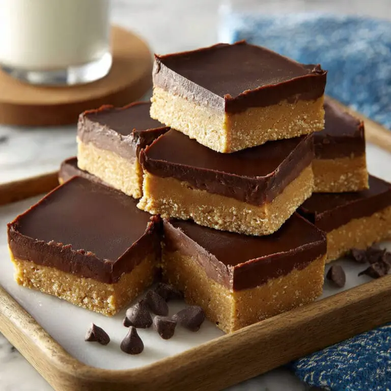No Bake Peanut Butter Bars Recipe