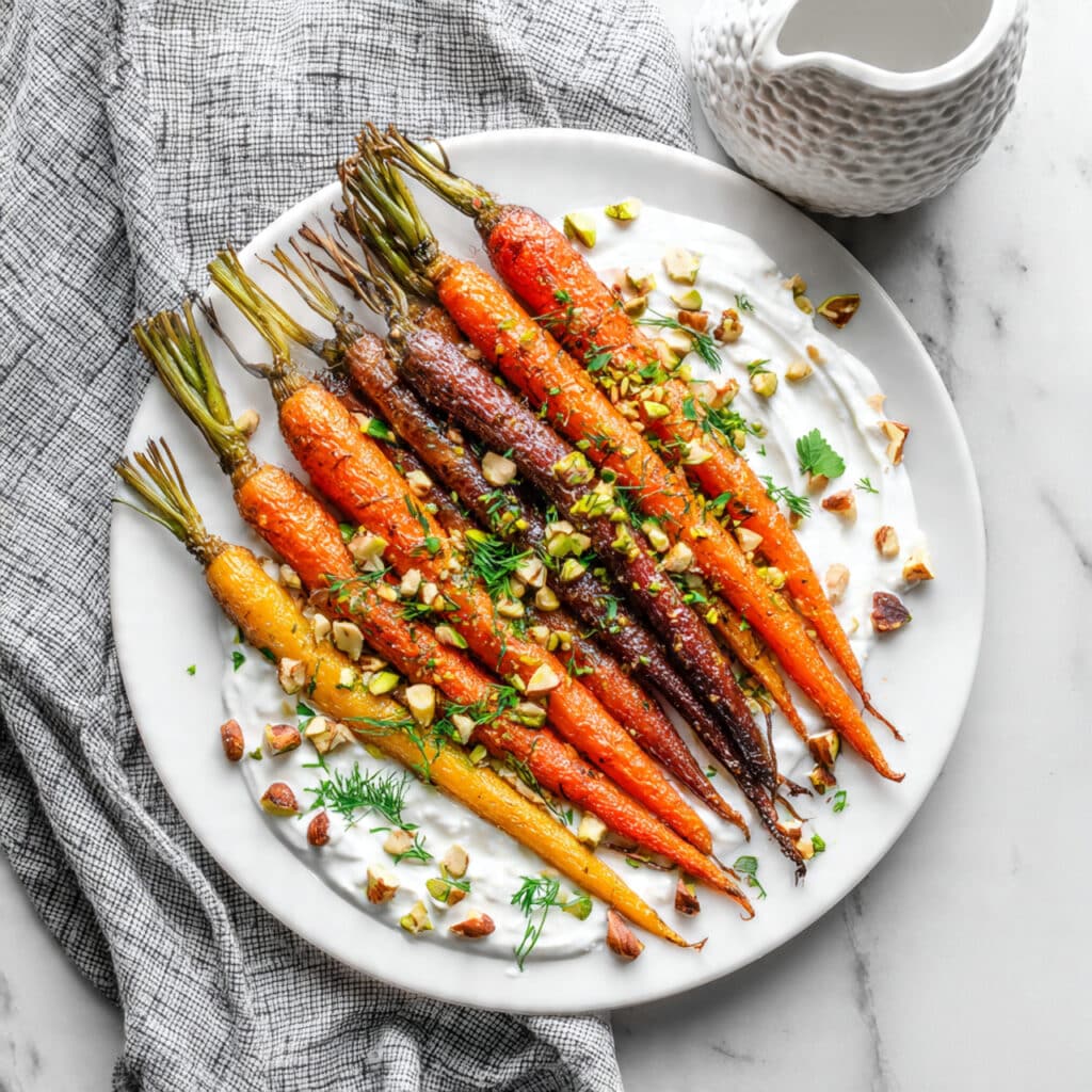 Roasted Carrots with Ricotta and Hot Honey Recipe