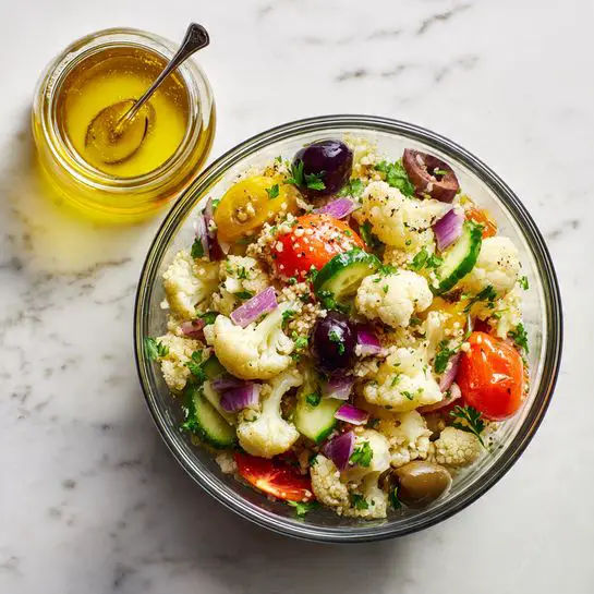 Mediterranean Cauliflower Salad Recipe