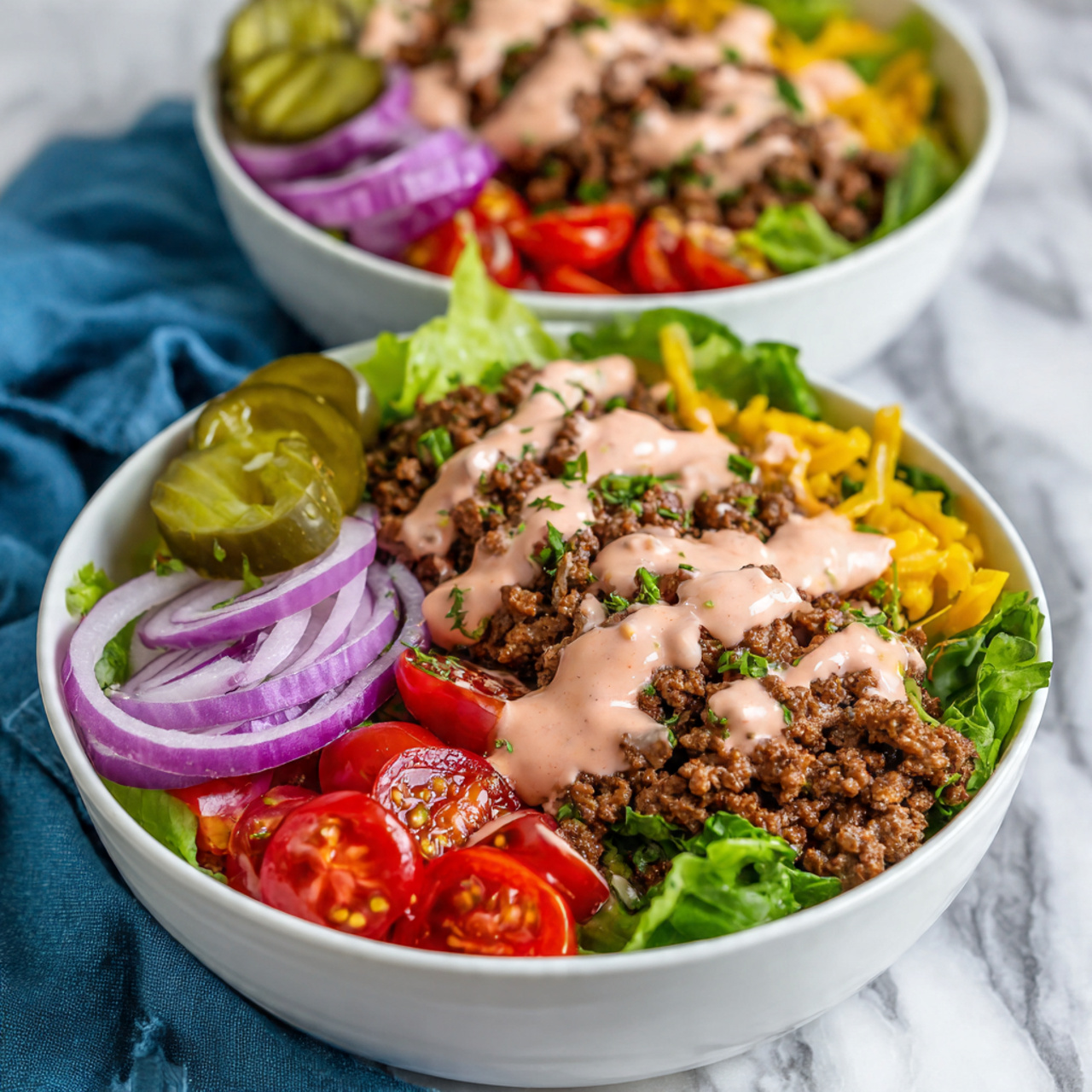 Healthy Burger in a Bowl Recipe