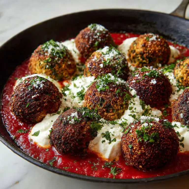 Eggplant Parmesan Meatballs Recipe