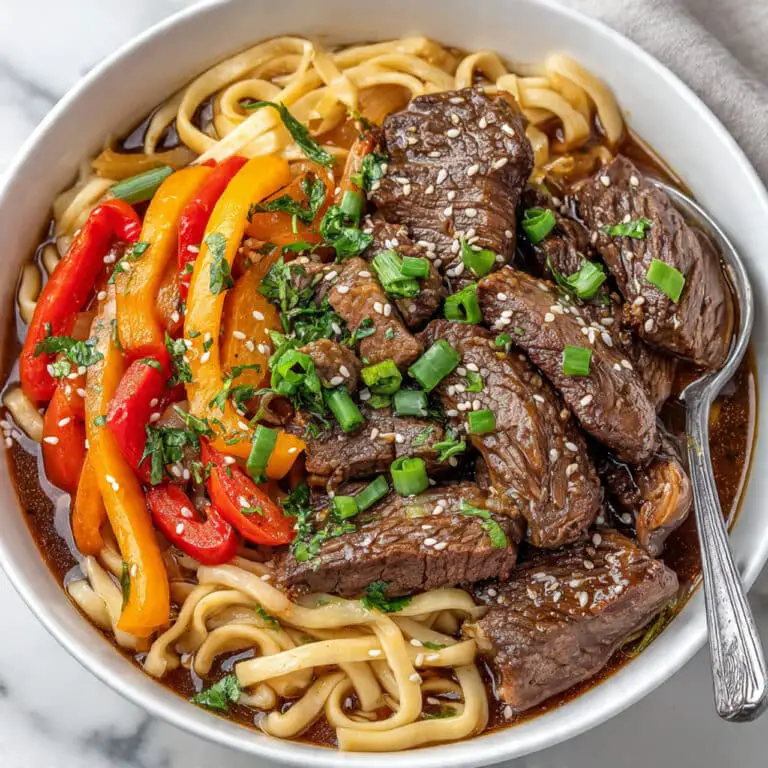 Easy Korean Noodles with Beef Recipe