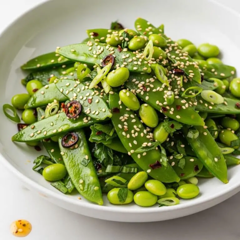 Chili Crisp Snap Pea Salad Recipe
