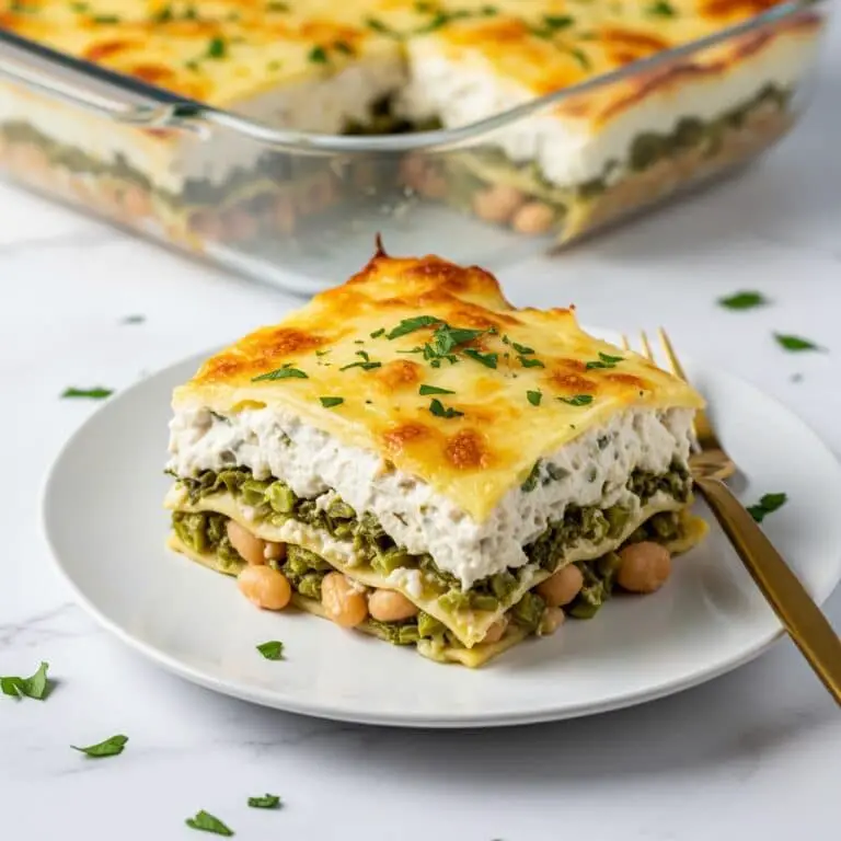 Vegetable Lasagna with White Sauce Recipe