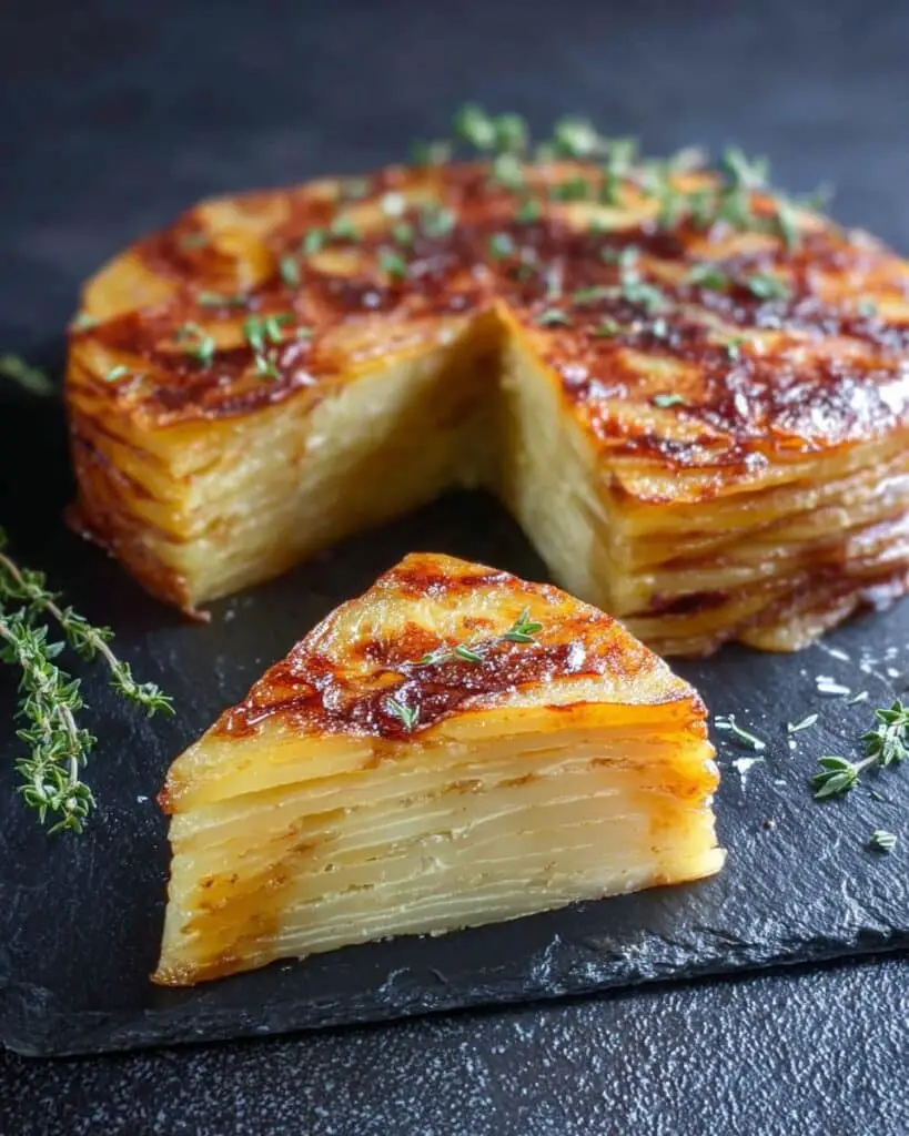 Brown Butter and Thyme Potato Torte Recipe