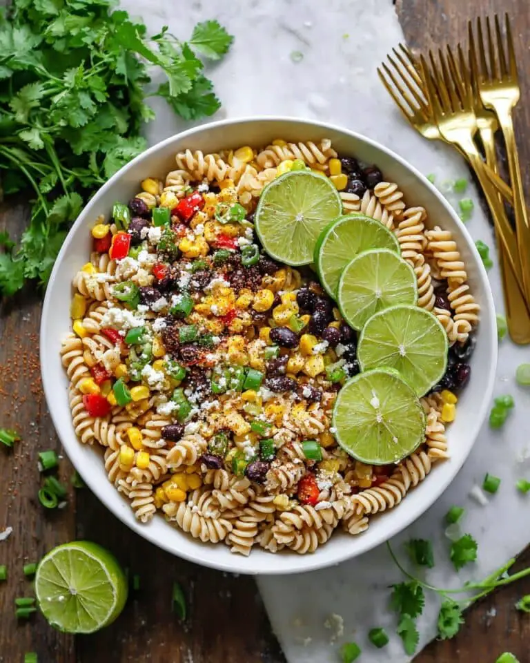 Mexican Street Corn Pasta Salad Recipe