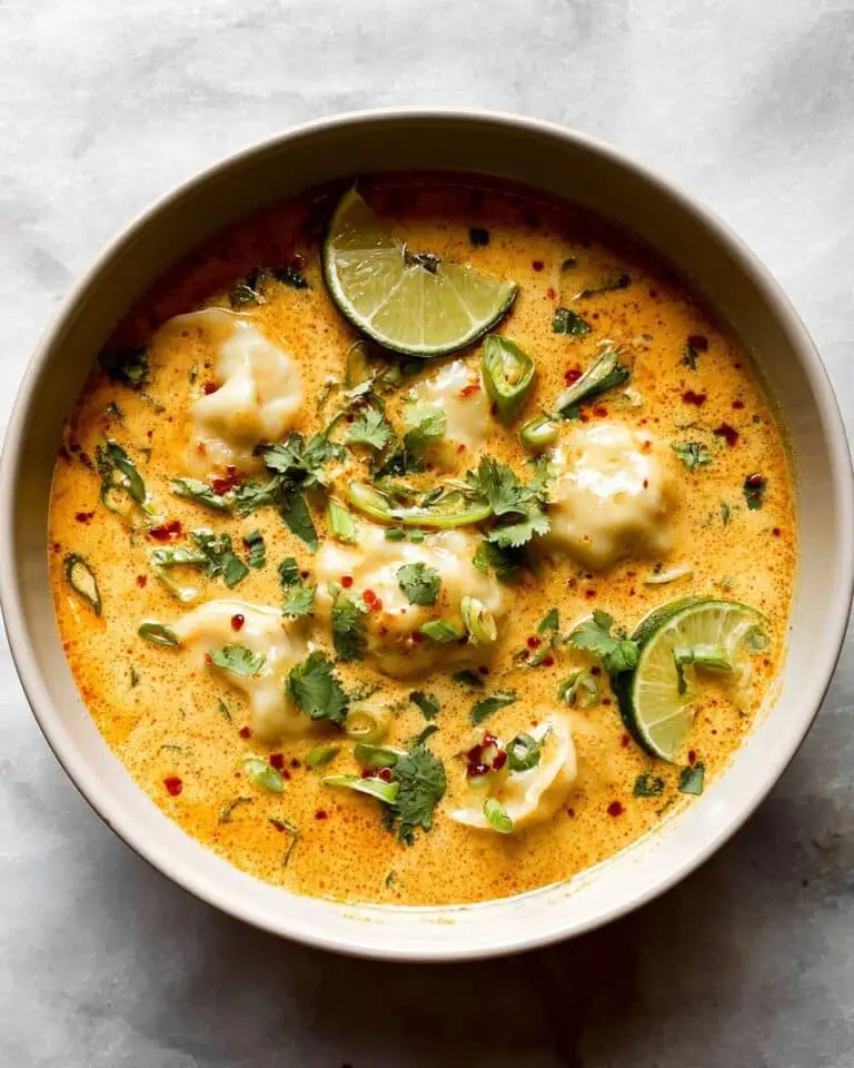 20 Minute Thai Dumpling Soup Recipe