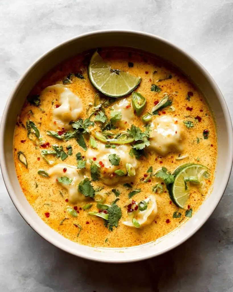 20 Minute Thai Dumpling Soup Recipe
