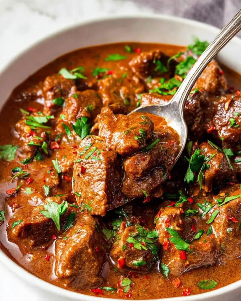 Easy Slow-Cooked Carne Guisada with Rich Beef Gravy Recipe